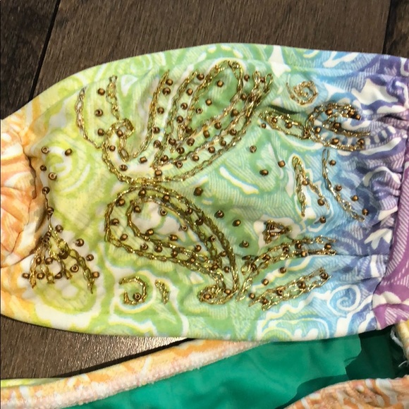 SugarFree Bikini rainbow embroidered - Picture 4 of 6